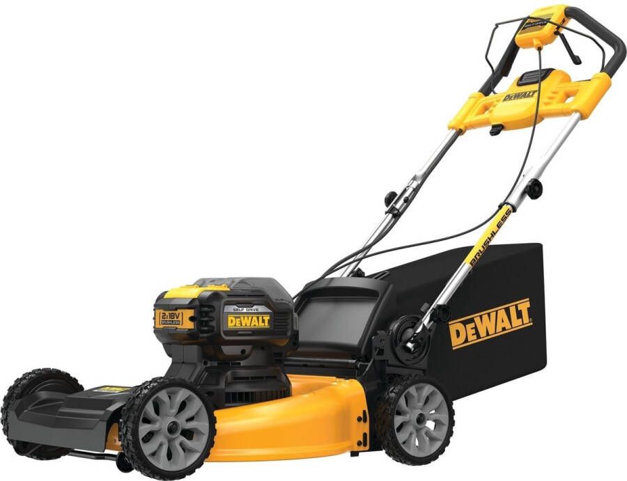 DeWalt Accumaaier Duwmaaier 2x 18V accu Brushless Grasmaaier met Wielaandrijving 53CM