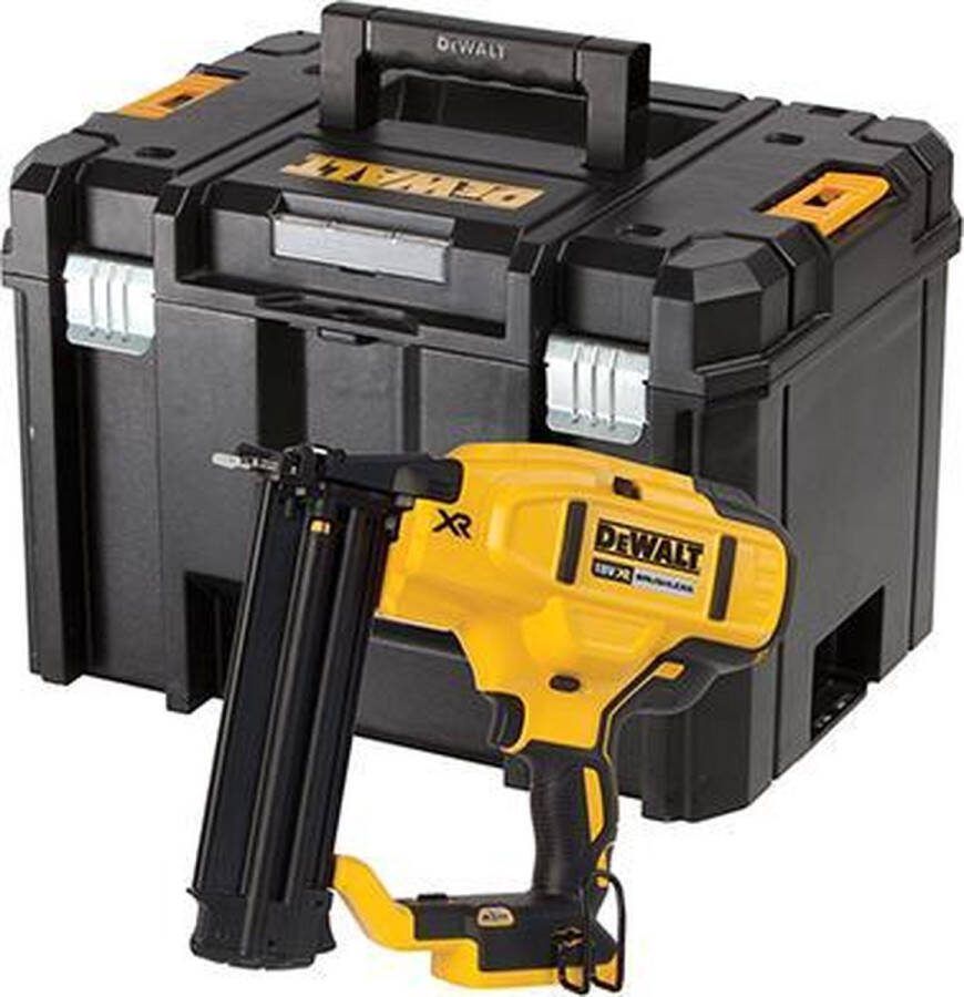 DeWalt DCN680NT 18V Li-Ion Accu afwerk tacker body in TSTAK 15-54mm 18 Gauge koolborstelloos