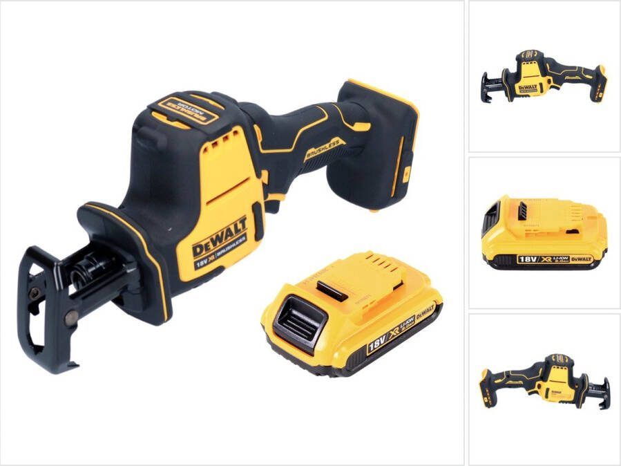 DeWalt DCS 369 N accu reciprozaag 18 V borstelloos + 1x accu 2.0 Ah zonder oplader