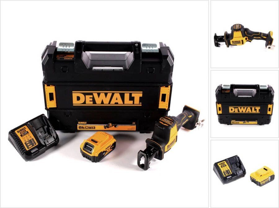 DeWalt DCS 369 P1 accu reciprozaag 18 V + 1x accu 5.0 Ah + lader + TSTAK