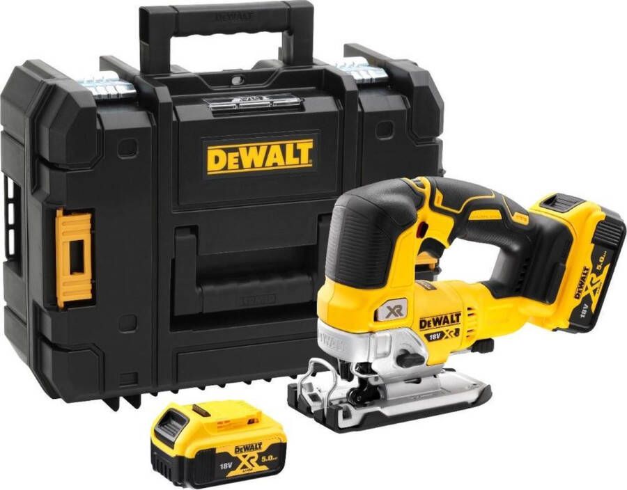 DeWalt DCS334P2 Accu Decoupeerzaag 18V 5 0Ah Li-ion in TSTAK