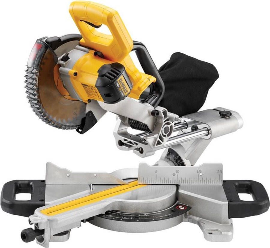 DeWalt DCS365N 18V Li-Ion Accu telescopische afkort- en verstekzaagmachine body 184 x 16mm
