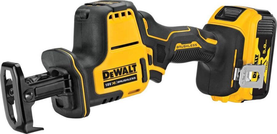 DeWalt DCS369P2 Accu Compacte Reciprozaag 18V XR 5.0Ah in TSTAK