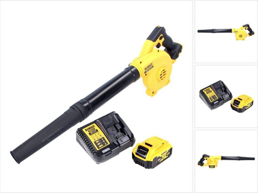 DeWalt DCV 100 P1 accubladblazer bladblazer 18 V + 1x accu 5.0 Ah + lader