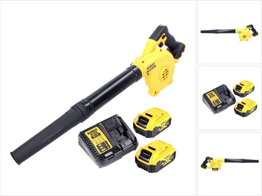 DeWalt DCV 100 P2 accubladblazer bladblazer 18 V + 2x accu 5.0 Ah + lader