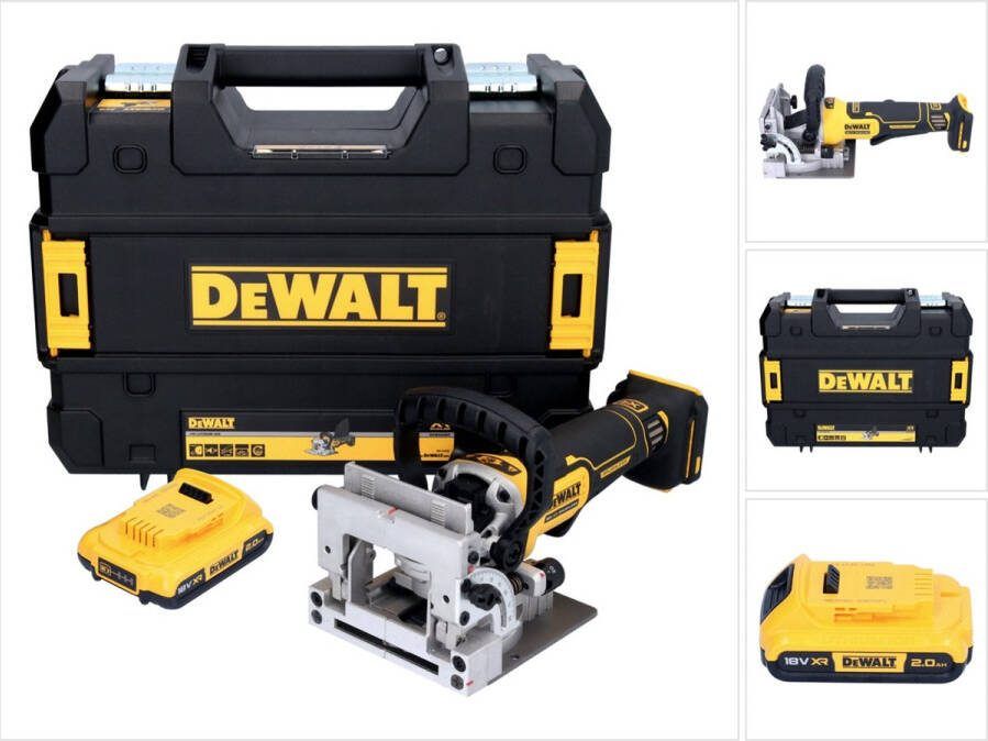 DeWalt DCW 682 NT accu-deuvelfrees 18 V 102 x 20 mm borstelloos + 1x accu 2.0 Ah + TSTAK zonder oplader