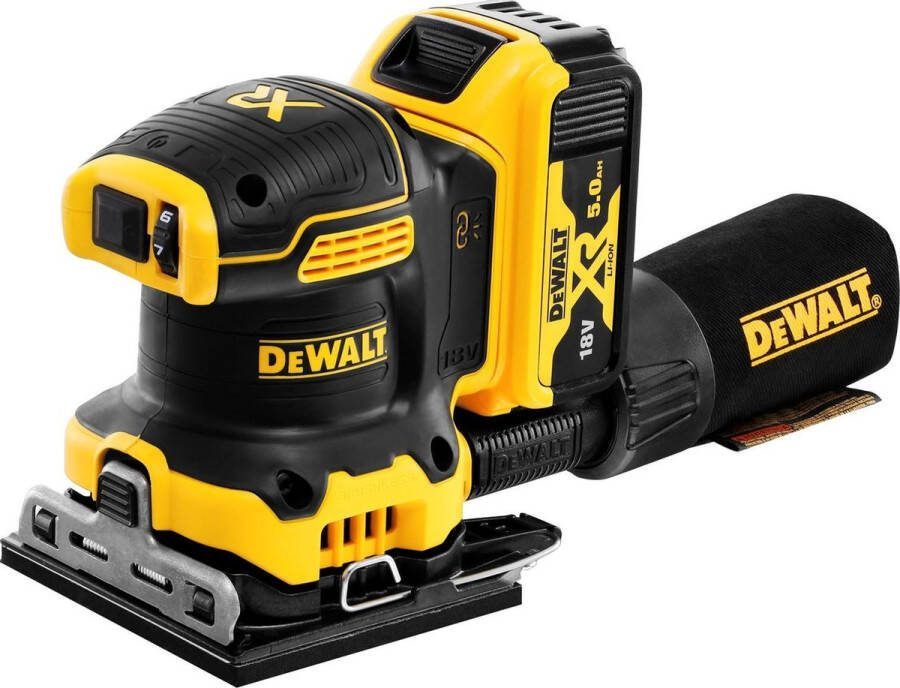 DeWalt DCW200P2 ACCU VAKSCHUURMACHINE 18V 5 0AH in Tstak koffer
