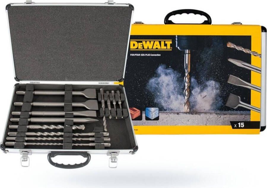 DeWalt Dewa SDS-plus Boor- en beitelset 15-delig