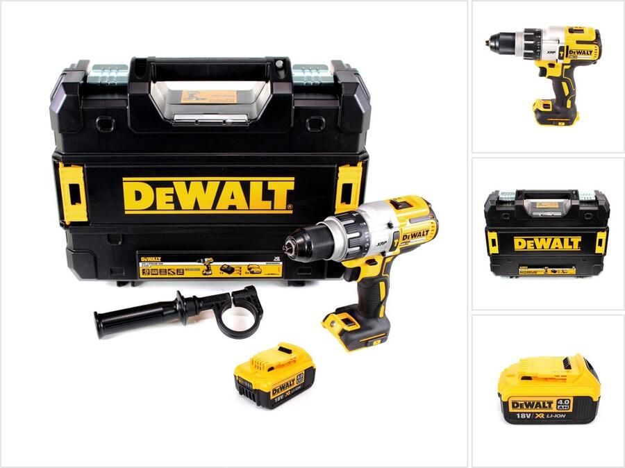 DeWalt DCD 996 NT accu klopboormachine 18 V 95 Nm borstelloos + 1x accu 4.0 Ah + TSTAK zonder lader