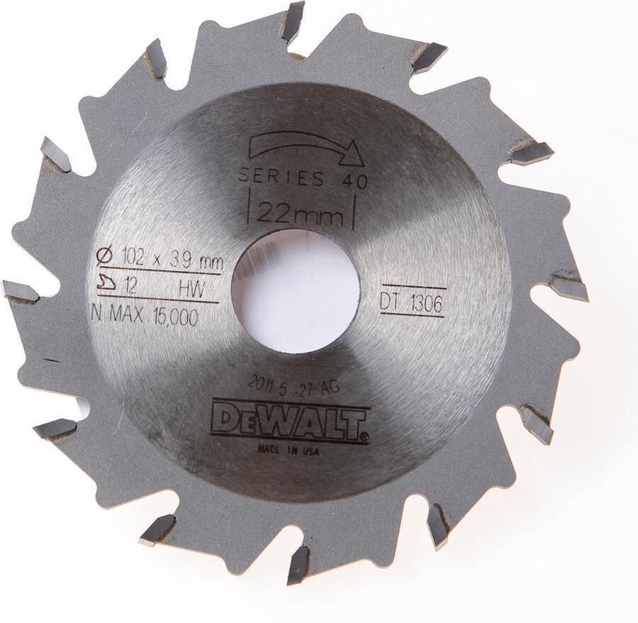 DeWalt DT1306 Lamellenfreesblad 102mm