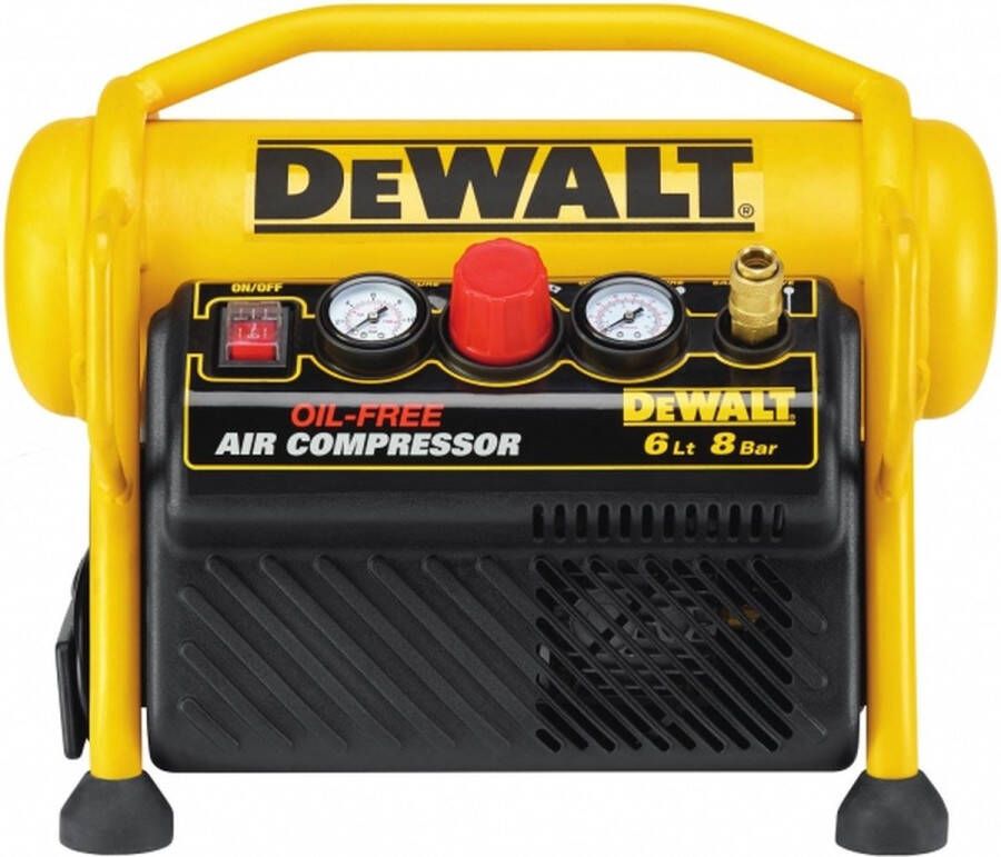 DeWalt DPC6MRC Draagbare compressor 6L 8 bar Euro