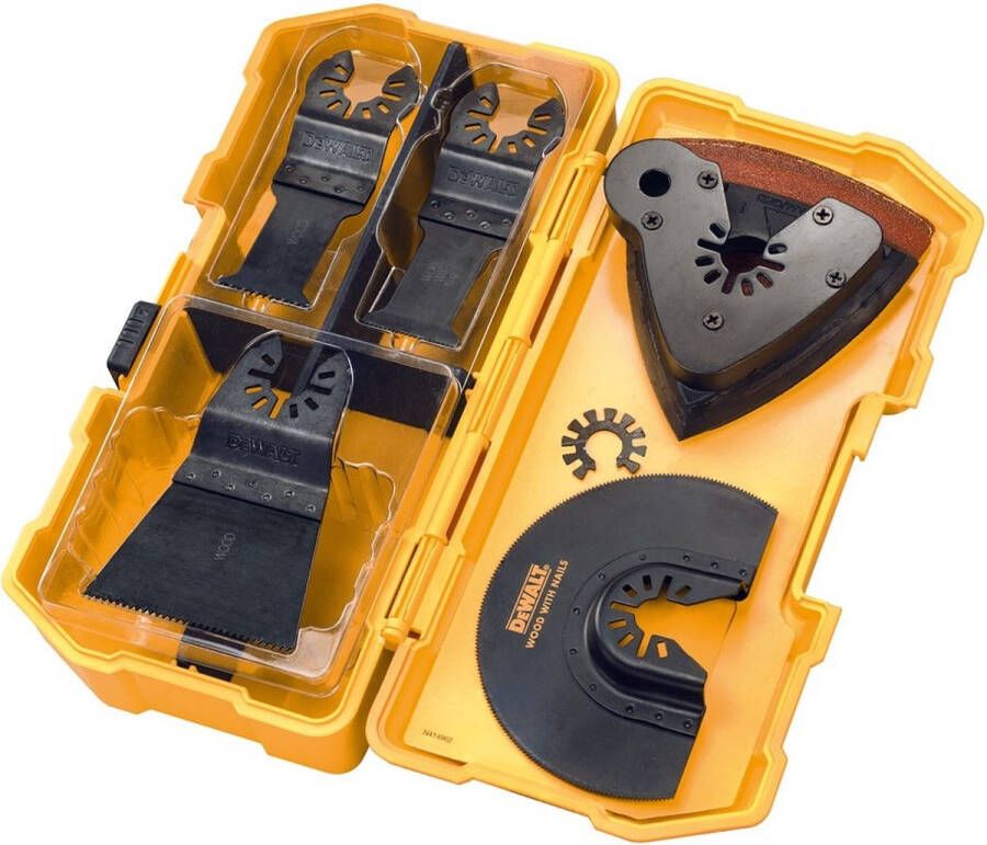 DeWalt DT20731 8-delige Multitool zaagbladen & schuurpapier set