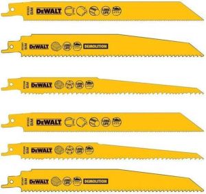 Dewalt Reciprozaagblad Dt2350-qz Hout (+ Spijkers) Kunststof Bim 5 Stuks