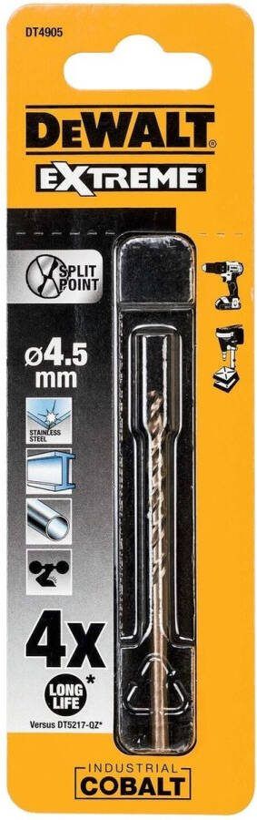 DeWalt DT4905 Industrial Cobalt Boor HSS 4.5mm
