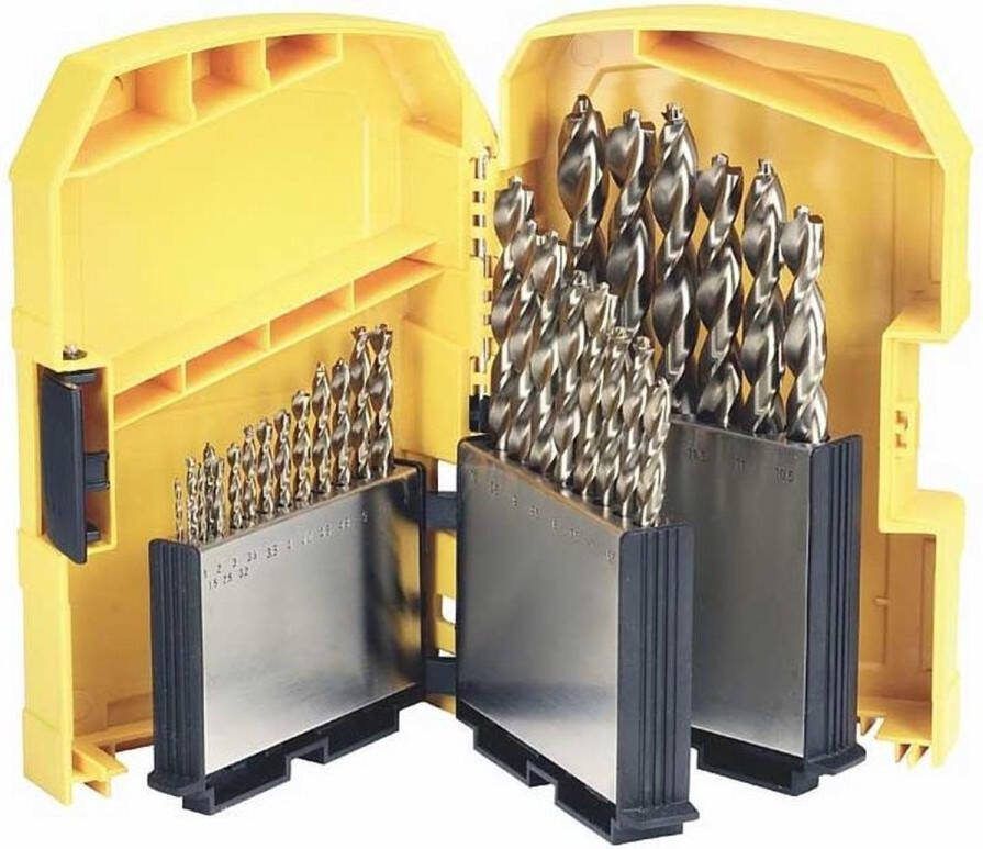 DeWalt DT7926 29 delige metaalborenset in cassette