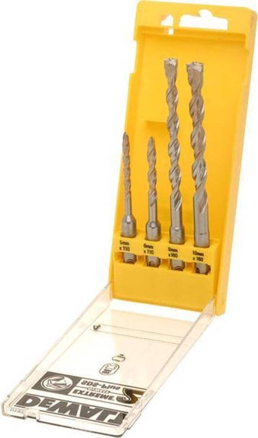 DeWalt 4-delige Hamerborenset SDS-plus 5 6 8 en 10 mm
