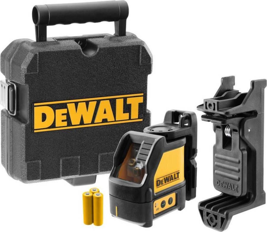 DeWalt DW088CG Zelfnivellerende kruis lijnlaser in koffer 2 lijnen 15m Groen