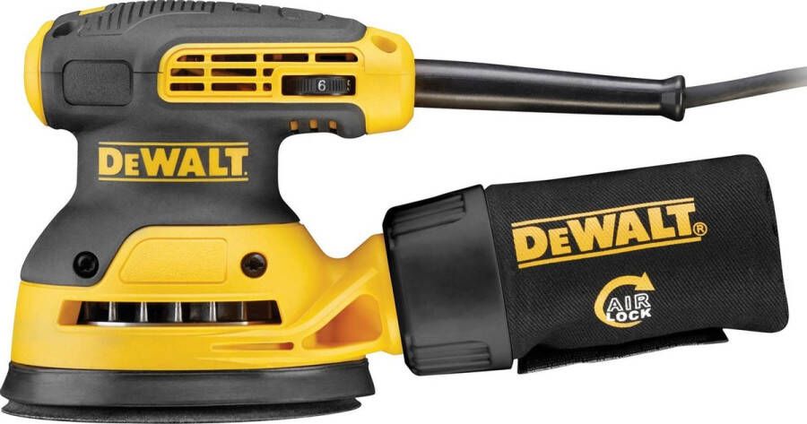 DeWalt DWE6423-QS280W Excentrische Schuurmachine- 280 W Ø 125 mm schuuroppervlak