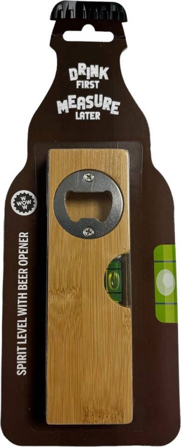 D+F Waterpas met bieropener