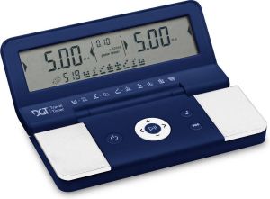 DGT reis schaakklok (blauw) denkspel