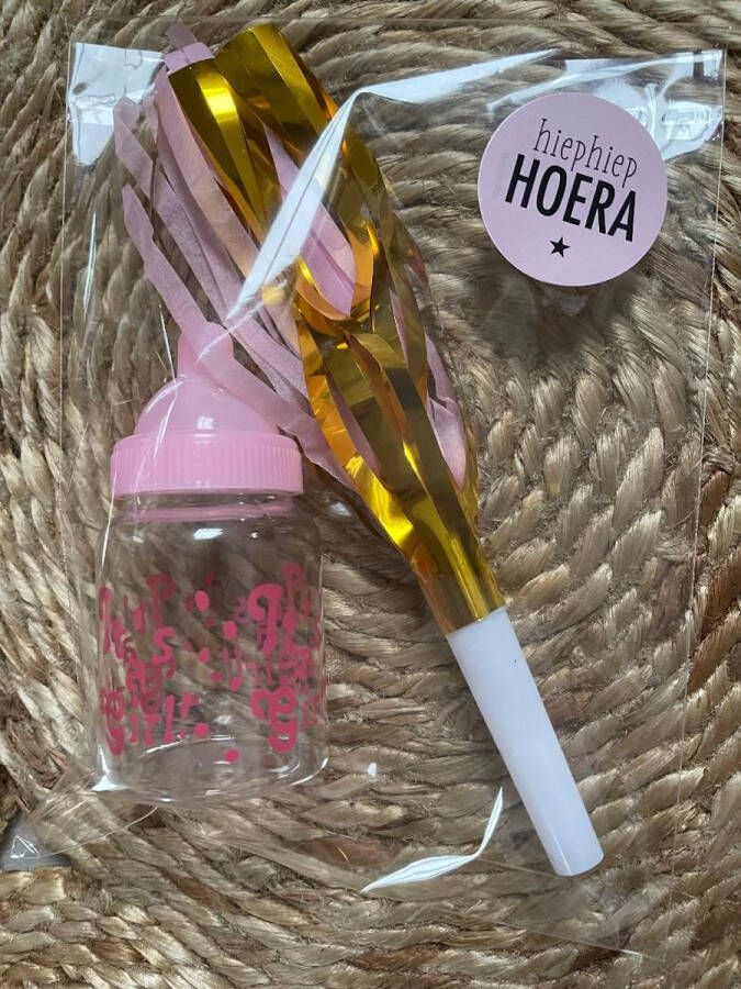 DH collection 25 Uitdeelzakjes Traktatie zakjes + 25 Stickers Hiep Hoera Retro Vintage Oud Groen School traktaties Cellofaan zakjes Transparant Uitdelen Peuterspeelzaal Kinderopvang Bedrijf