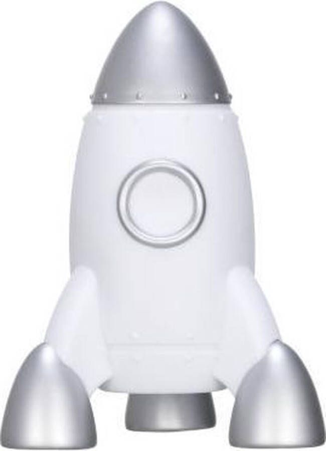 DHINK Raket Kinderlamp LED Multikleur licht met Timerfunctie Kids Silver Wit
