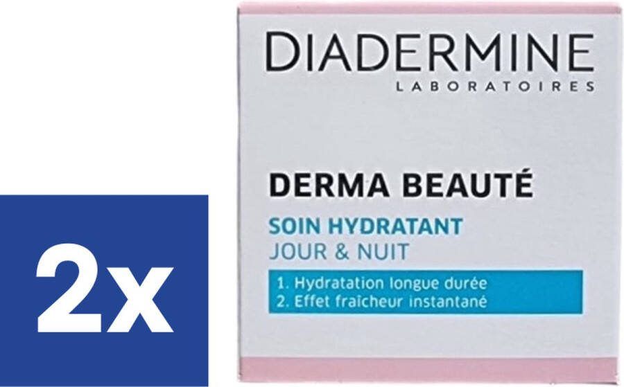 Diadermine Dagcrème Derma Beauté Hydratant 2 x 50 ml