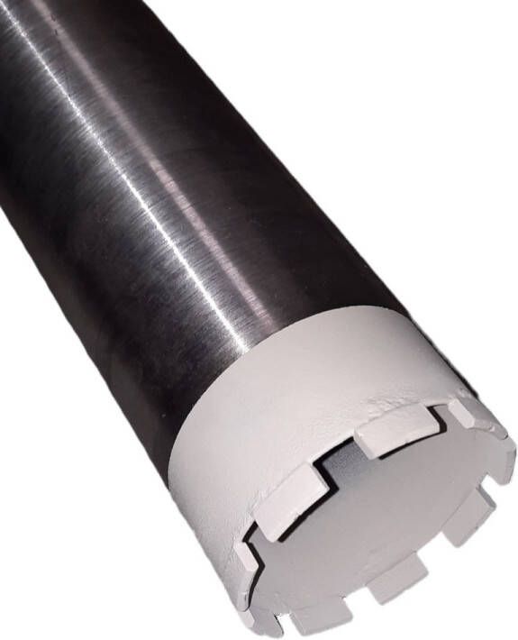 Diamant Core CT Industrie Diamantboor Diamant boor Dia 112mm x 420mm voor nat en droog boorwerk 1 4UNC Dunwandig segment boor met Hoekgeslepen diamant boor snijtanden