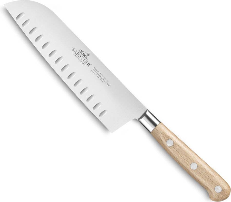 Diamant Sabatier Idéal Santokumes 18cm Kuiltjes Beukenhout