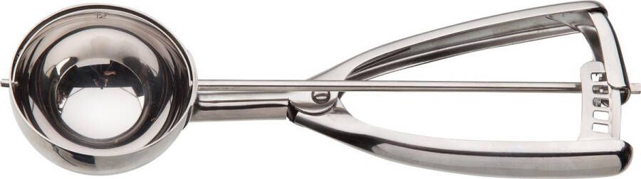 Diamant Sabatier portioneerlepel ijsschep 62mm RVS skinkaart