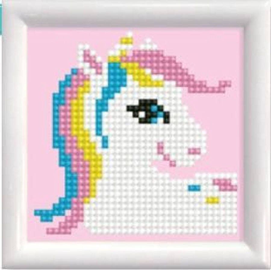 DIAMOND DOTZ DD1.024F Kit with Frame 9x9cm Pretty Pony Kit with Frame