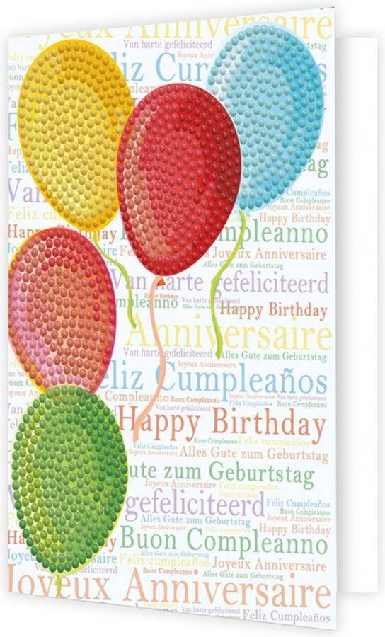 DIAMOND DOTZ DIAMOND DOTZ Balloons on High Diamond Painting 1.016 Dotz 18x13 cm