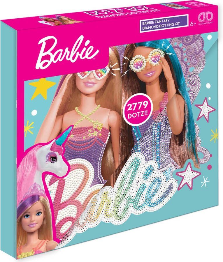 DIAMOND DOTZ DIAMOND DOTZ Barbie Fantasy Diamond Painting 2.779 Dotz 28x28 cm