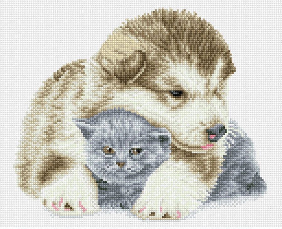 DIAMOND DOTZ DIAMOND DOTZ Besties Diamond Painting 18.819 Dotz 41x33 cm