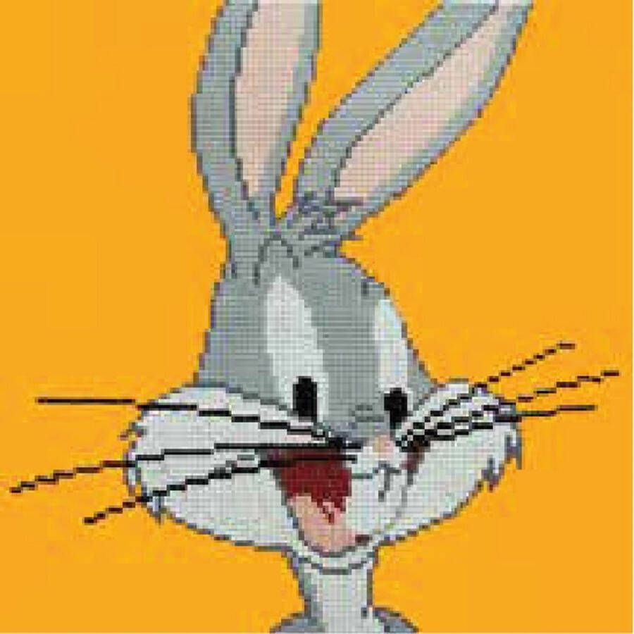 DIAMOND DOTZ DIAMOND DOTZ Bugs Bunny Diamond Painting 32x32 cm