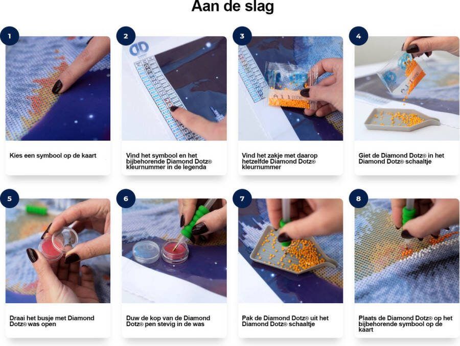 DIAMOND DOTZ DIAMOND DOTZ DD12.015 Originele 5D Diamond Painting Set Smokey Mountain Cats Knutselpakket met 28864 Ronde Steentjes Dotz voor Volwassenen Hobbypakket ca. 66x47 cm voor Kinderen Vanaf 8 Jaar