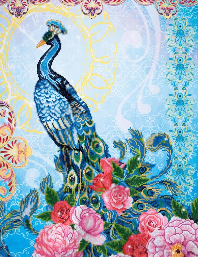 DIAMOND DOTZ DIAMOND DOTZ Exotic Peacock Diamond Painting 26.244 Dotz 82x62 cm