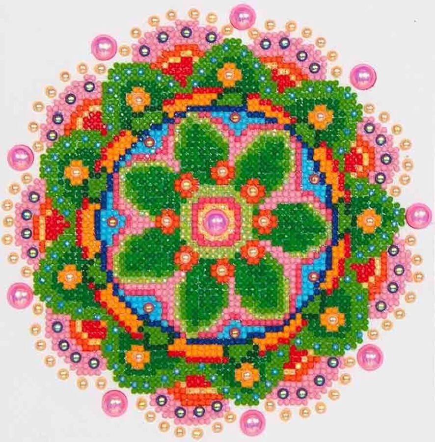 DIAMOND DOTZ DIAMOND DOTZ Flower Mandala Diamond Painting 3.037 Dotz 25x20 cm