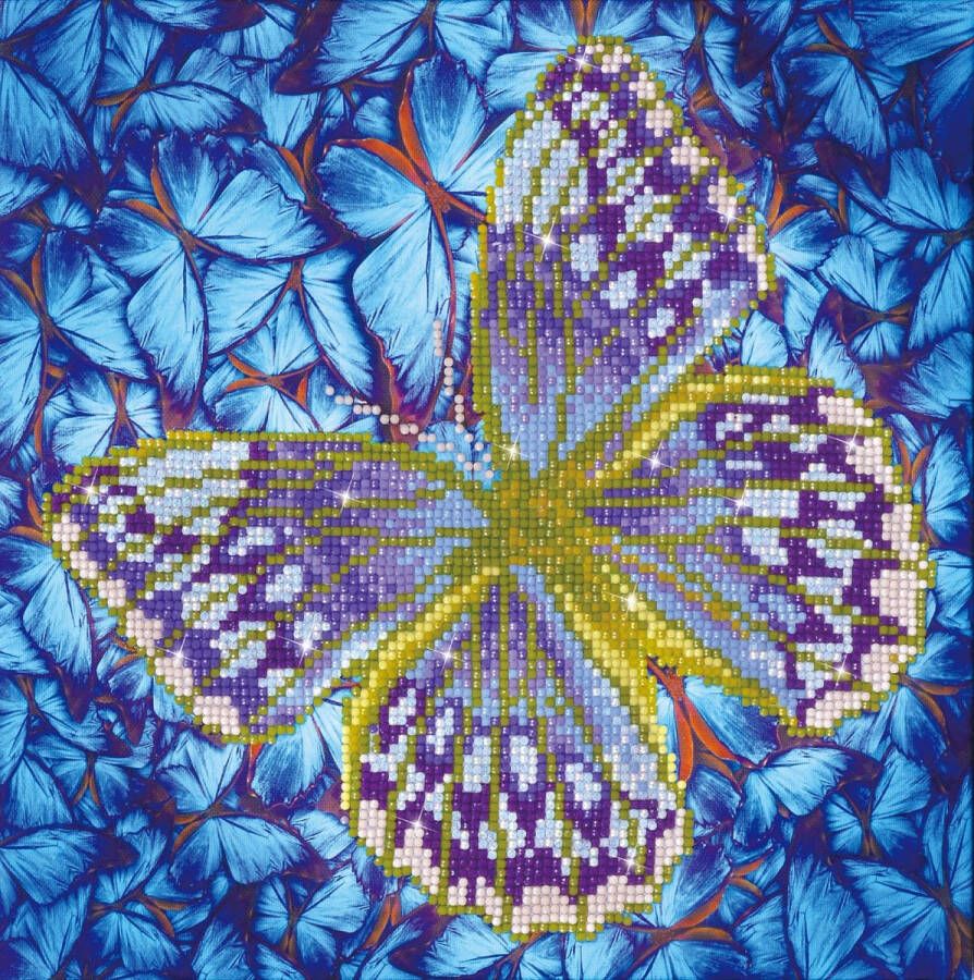 DIAMOND DOTZ DIAMOND DOTZ Flutterby Silver Diamond Painting 4.464 Dotz 31x31 cm