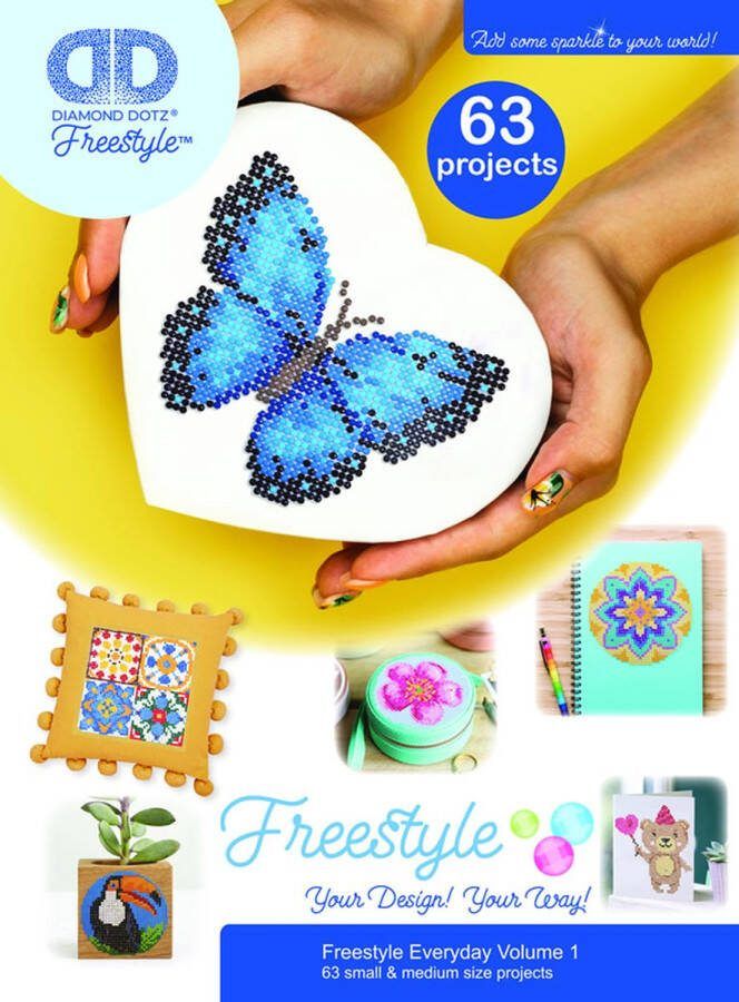 DIAMOND DOTZ DIAMOND DOTZ FREESTYLE PATRONENBOEK EVERYDAY NEEDLEART WORLD