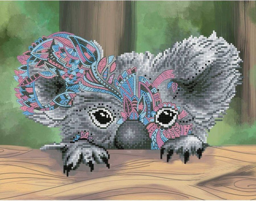 DIAMOND DOTZ DIAMOND DOTZ Hide n Seek Koala Diamond painting 7.937 Dotz 46x36 cm