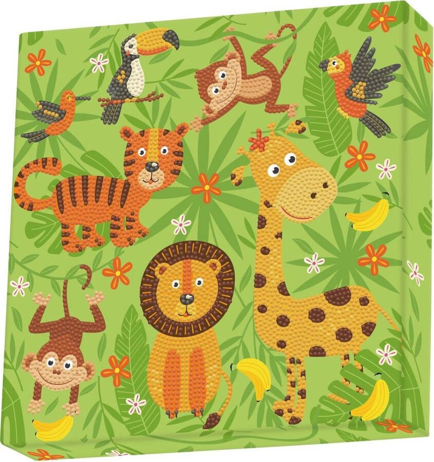 DIAMOND DOTZ DIAMOND DOTZ in the Jungle Diamond Painting 2.901 Dotz 28x28 cm