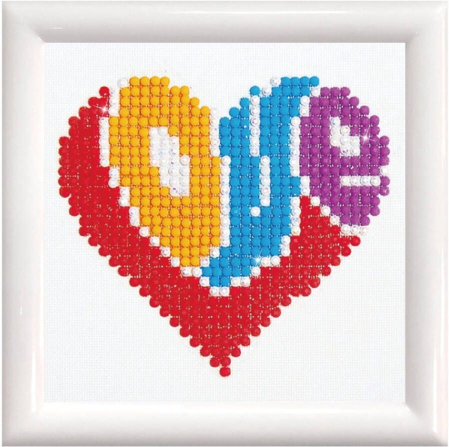 DIAMOND DOTZ DIAMOND DOTZ Love Diamond Painting 649 Dotz 10x10 cm