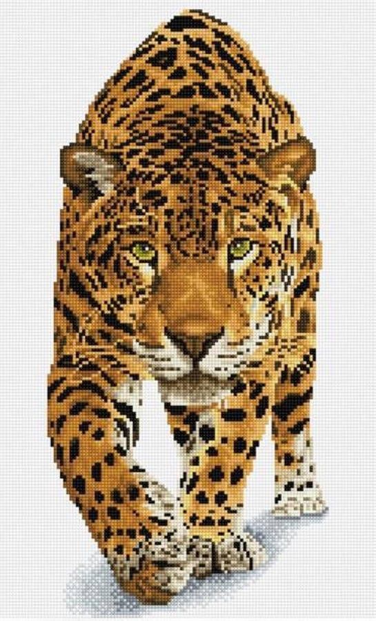 DIAMOND DOTZ DIAMOND DOTZ On the Prowl Diamond Painting 23.205 Dotz 52x32 cm