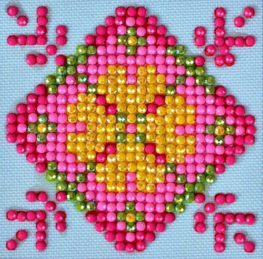 DIAMOND DOTZ DIAMOND DOTZ Patchwork Mandala 1 Diamond Painting 421 Dotz 8x8 cm