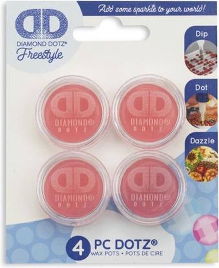 DIAMOND DOTZ Diamond Painting Accessoires DDA.029 Diamond painting wax set van 4 potjes