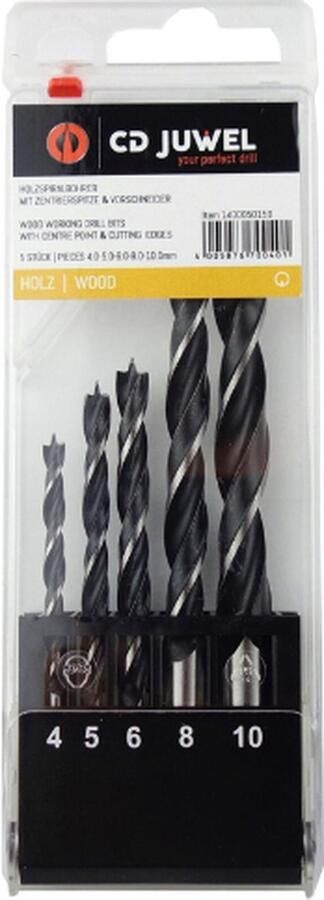 Diamond&tools Houtboren set 5-delig