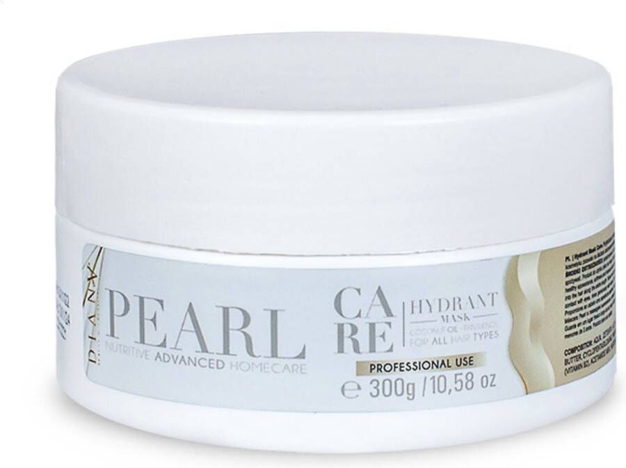 Diana Beauty & Creative PEARL haarmasker 300g voor thuiszorg na de behandeling haar botox zonder parabenen sulfaten en siliconen Verrijkt met Kokosolie en Panthenol Voor Optimale Hydratatie en Anti-Frizz Geschikt voor Alle Haartypes