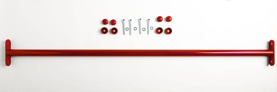 Dice duikelstang metaal 125 cm rood