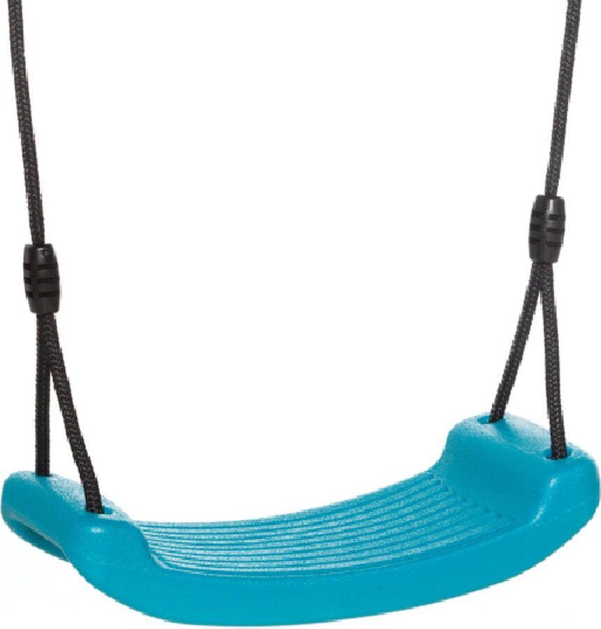 DICE-Outdoor DICE kunststof schommelzitje turquoise zwart touw